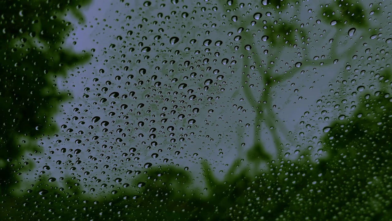 Healing of Stress to Instantly Fall Asleep in Under 5Minutes - Rain Sound On Window with Dark Screen