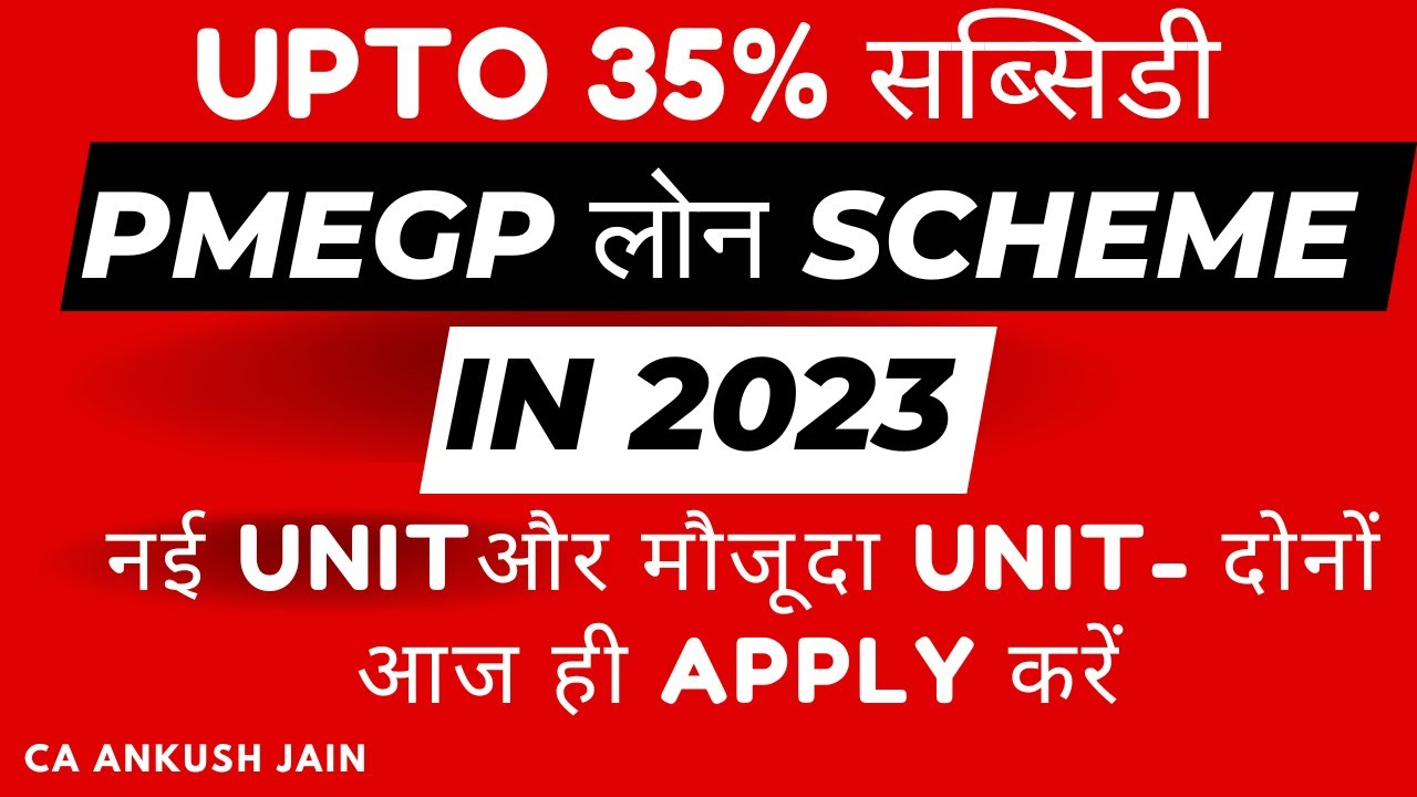 PMEGP Scheme की पूरी जानकारी I PMEGP में कितनी सब्सिडी मिलेगी I PMEGP में 45 लाख का लोन कैसे लें I
