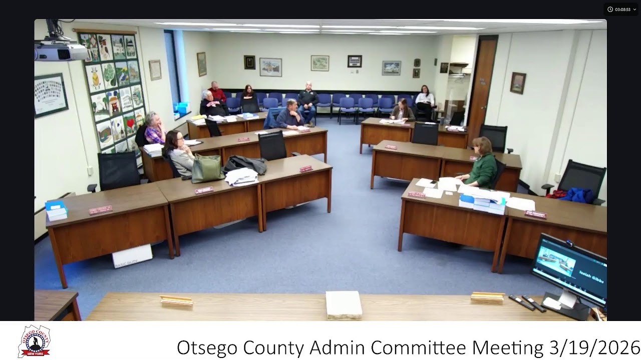 Otsego County Administration Committee Meeting 3/19/2026