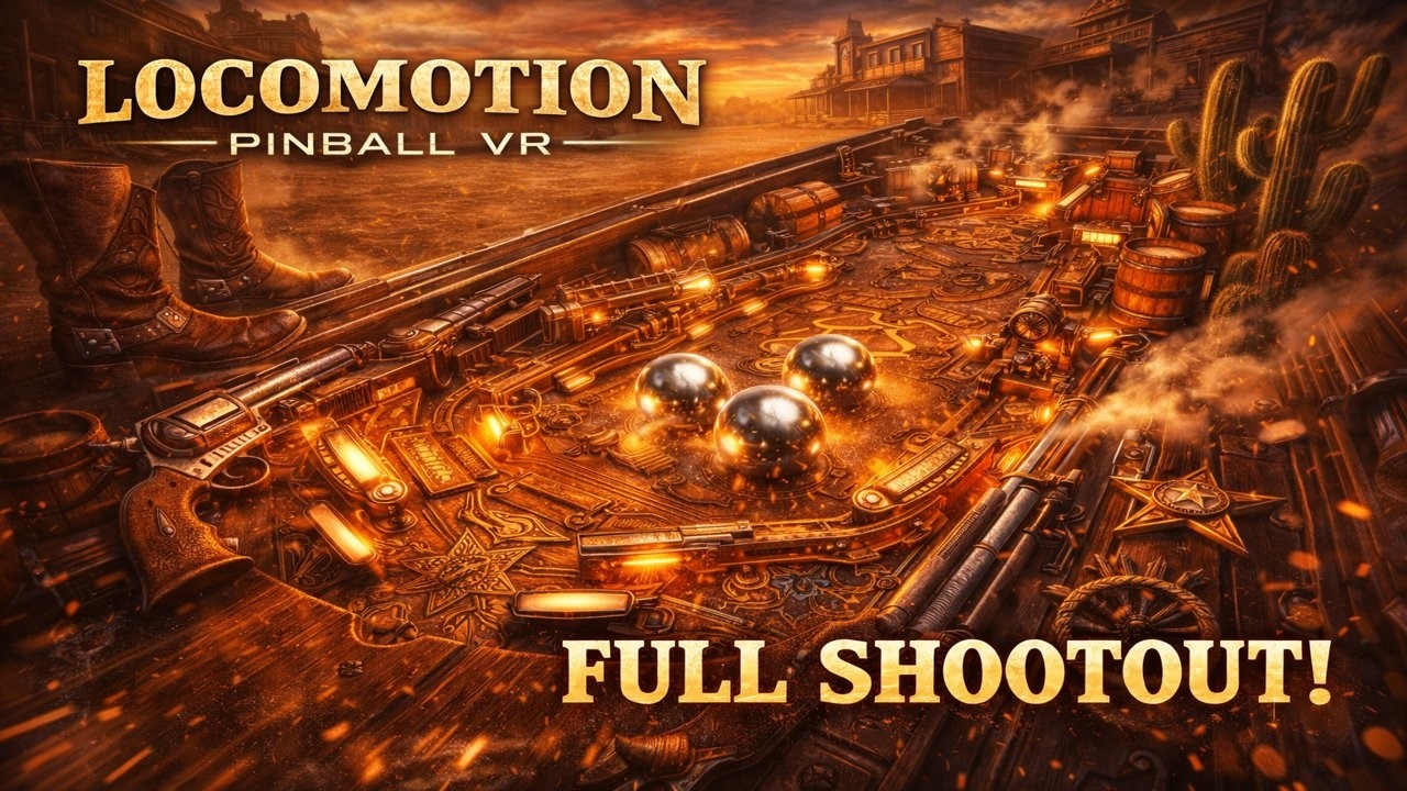 Locomotion Pinball VR 🚂 | Total Table Experience POV