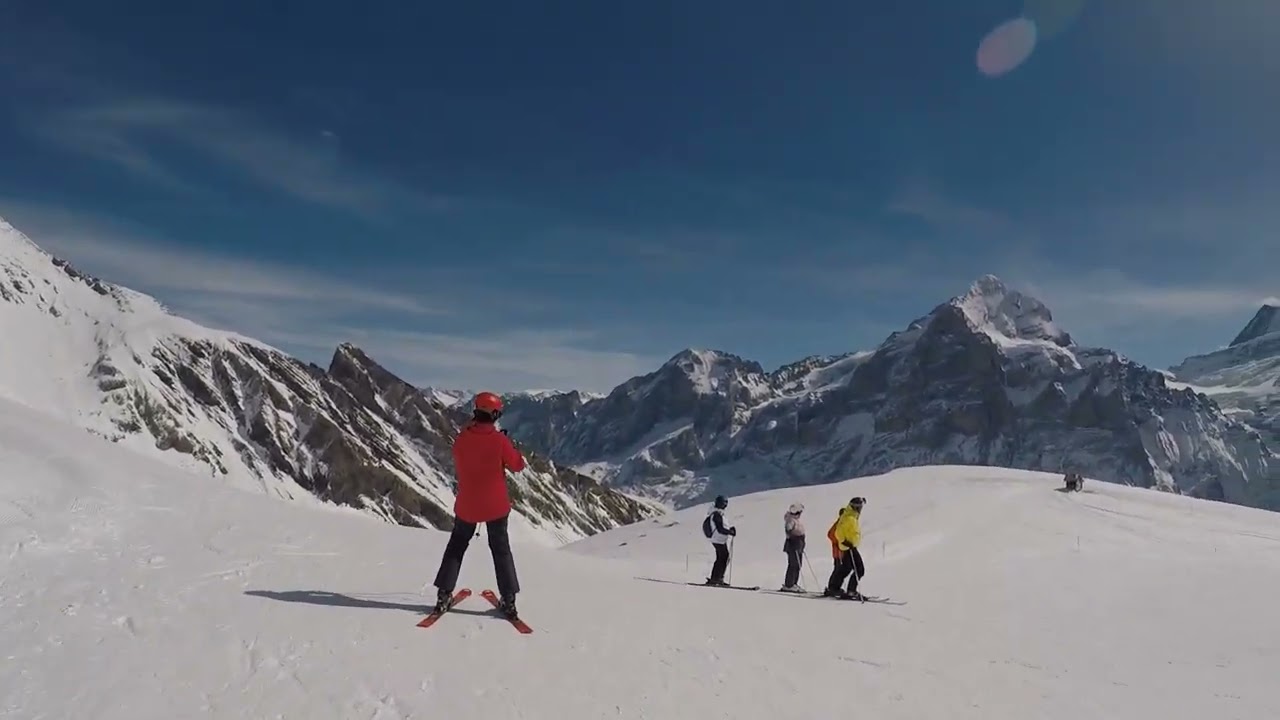 Blue piste Grindelwald first 16.03.2023
