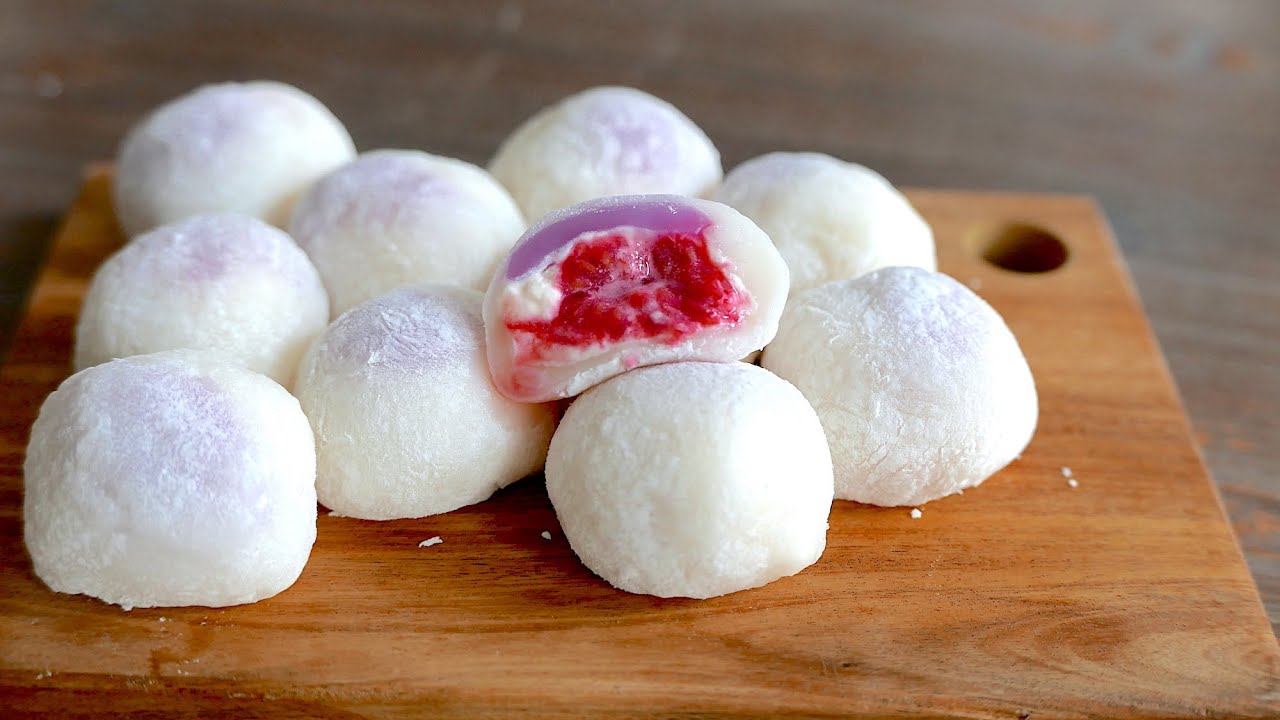 Mochi à la Framboise | Recette Japonaise | wa's Cuisine | ラズベリー餅