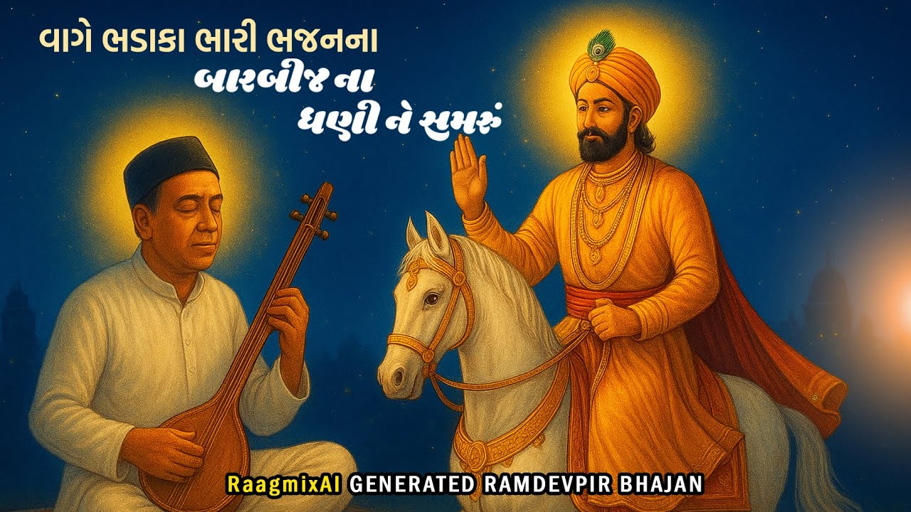 🙏Ramdevpir Bhajan | Divine Darshan & Gujarati Rajasthani Devotional Music | બાર બીજ ના ધણી ને સમરું🐴