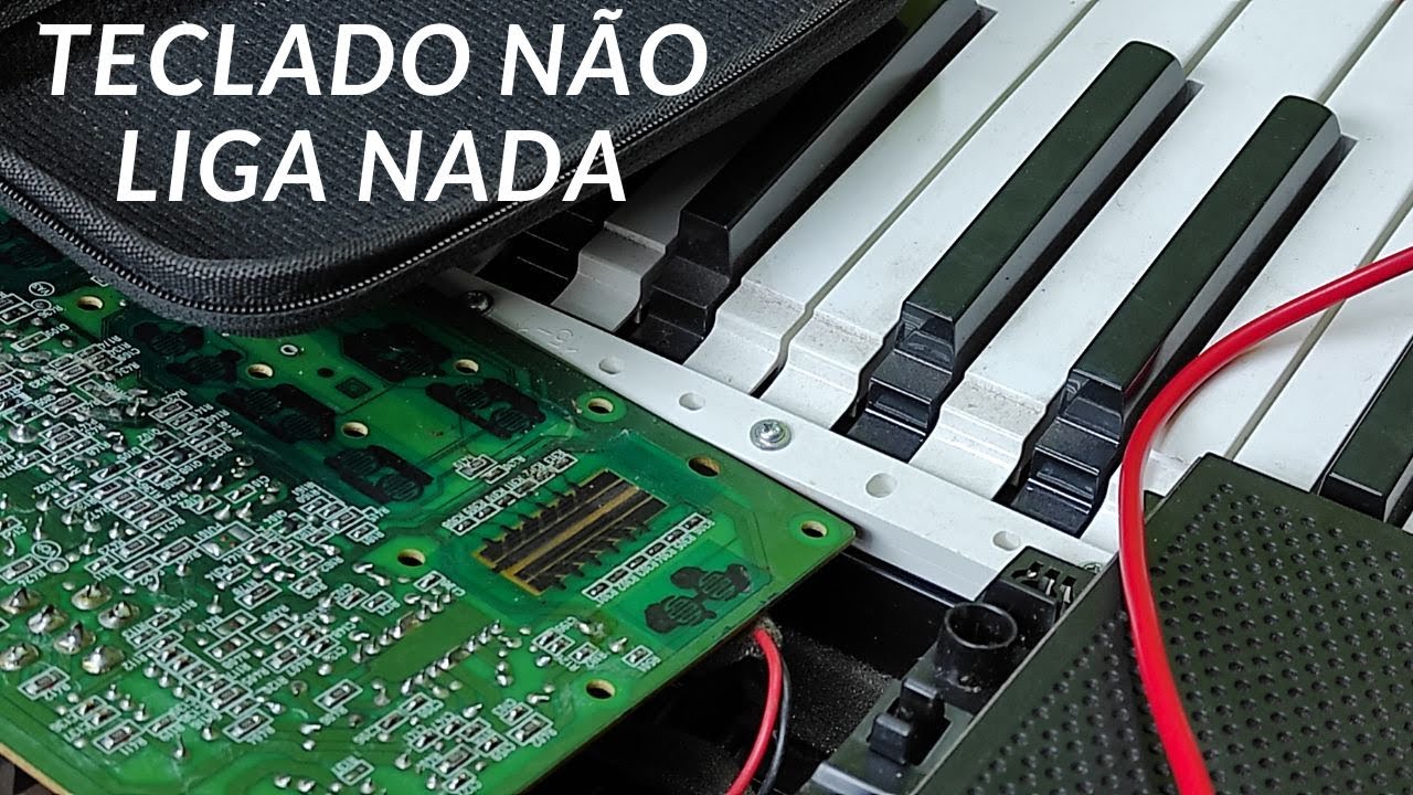 Teclado (CASIO) Não liga nada Grandes macetes Bora consertar
