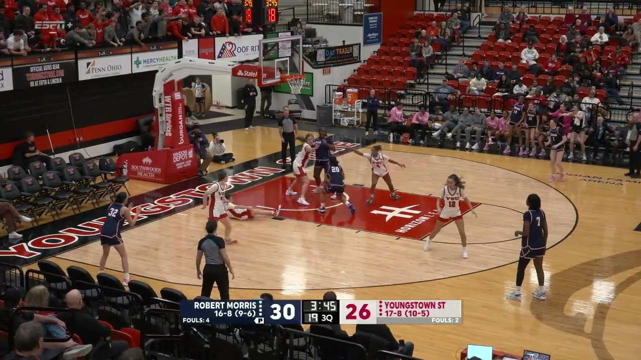 Highlights from the YSU Women's basketball game vs Robert Morris | February 11, 2026