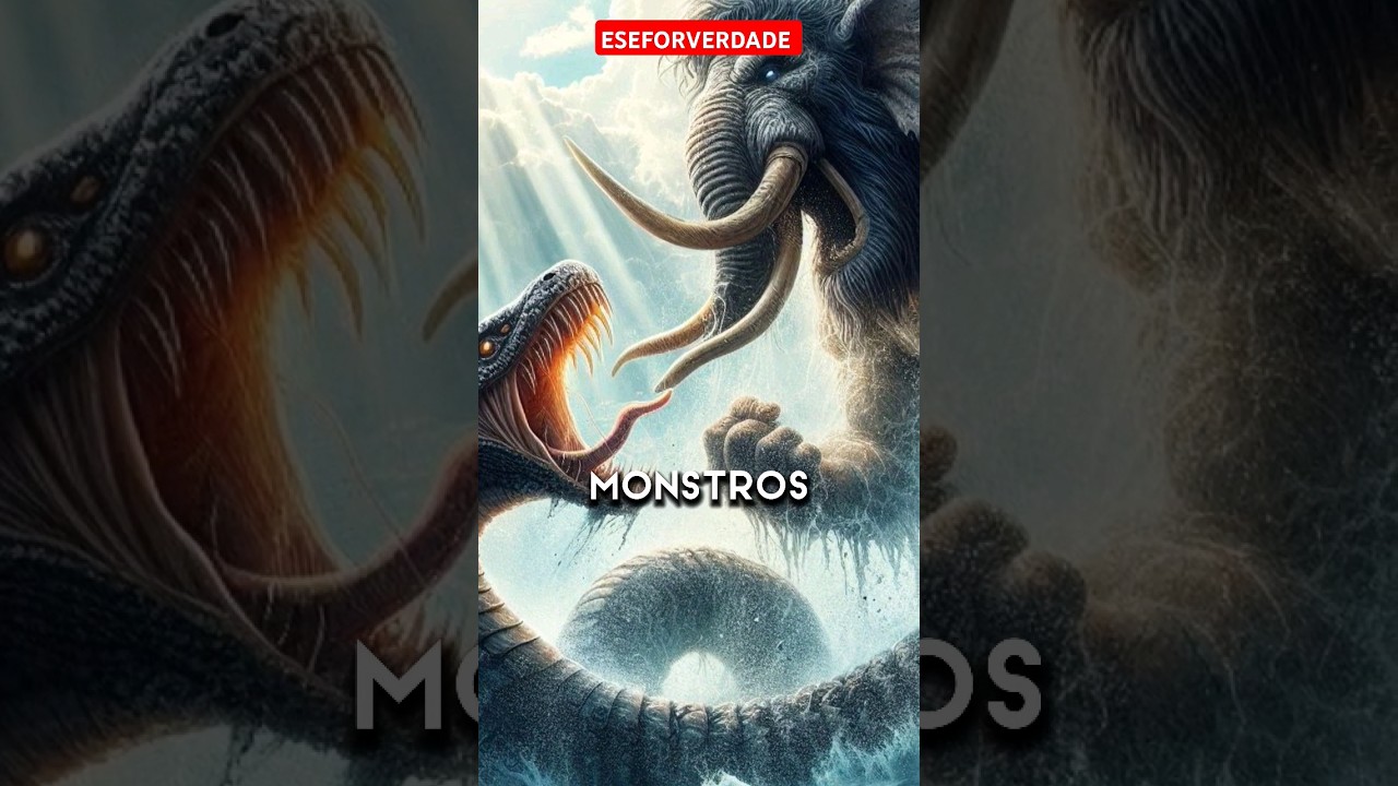 LEVIAT&Atilde; E BEEMOTE OS MONSTROS DE DEUS #deus #curiosidades #anjoscaidos #biblia #anjosdedeus