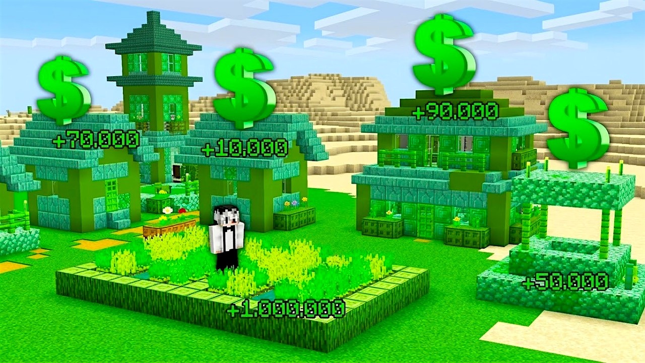 Am SUPRAVIETUIT in ORASUL BOGATILOR din MINECRAFT..