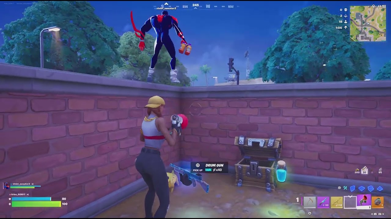 Fortnite - Block my friend if he gets a doughnut