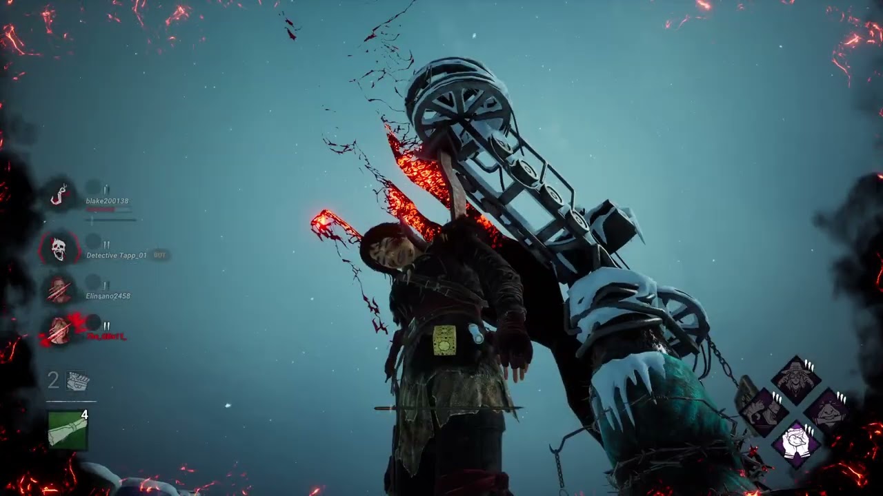 Dead by Daylight bearly escaping nurse