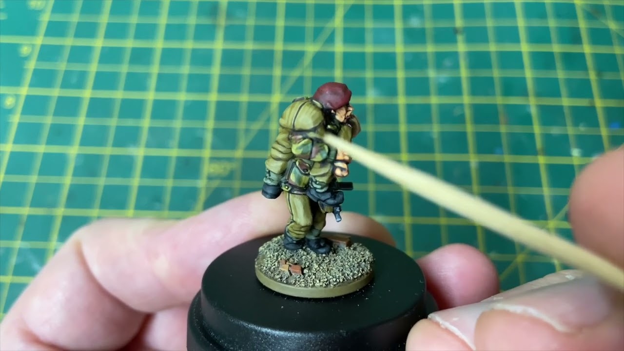 28mm British WW2 Airborne Denison Smock, how I painted it