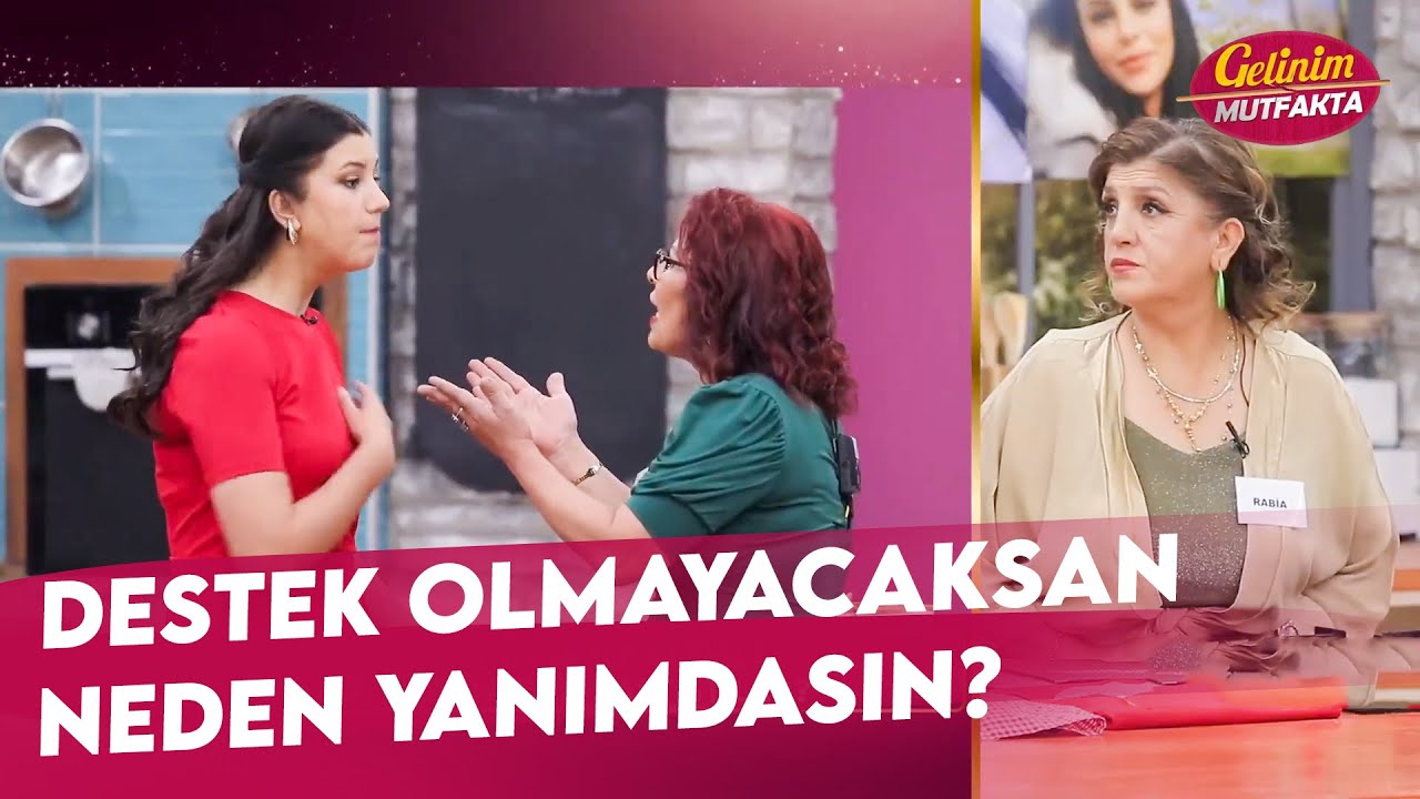 Çekim Öncesi Gelin - Kaynana Arasında Gergin Anlar Yaşandı - Gelinim Mutfakta 31 Mayıs Cuma