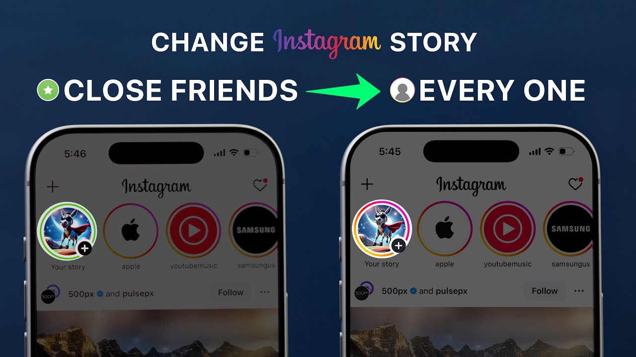 Как изменить статус в историях Instagram с &laquo;близкие друзья&raquo; на &laquo;все&raquo;?