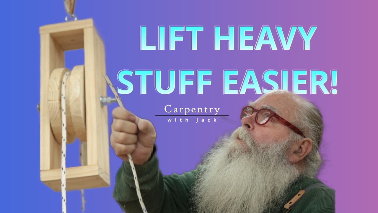 Life is Hard, Build This Pulley and Make It Easier (To Lift Stuff)