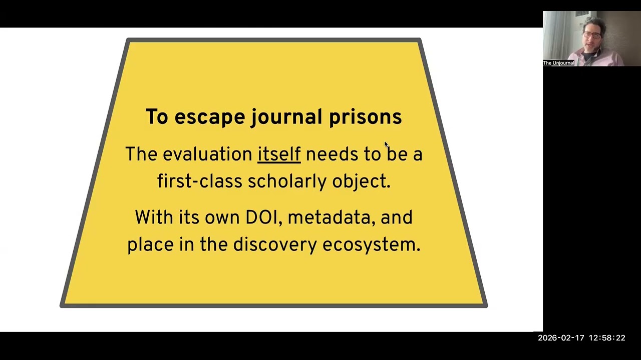 Unjournal and  