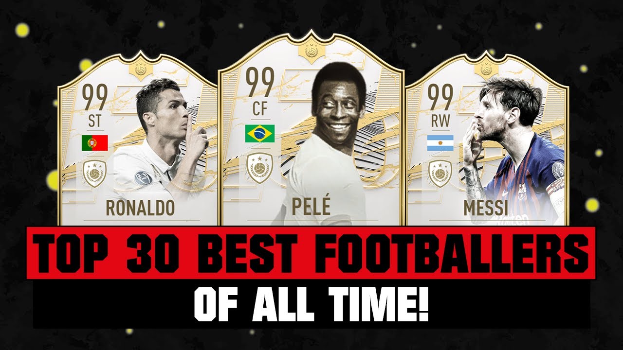 TOP 30 BEST FOOTBALL PLAYERS OF ALL TIME! 🐐🔥 ft. Pelé, Messi, Ronaldo... etc