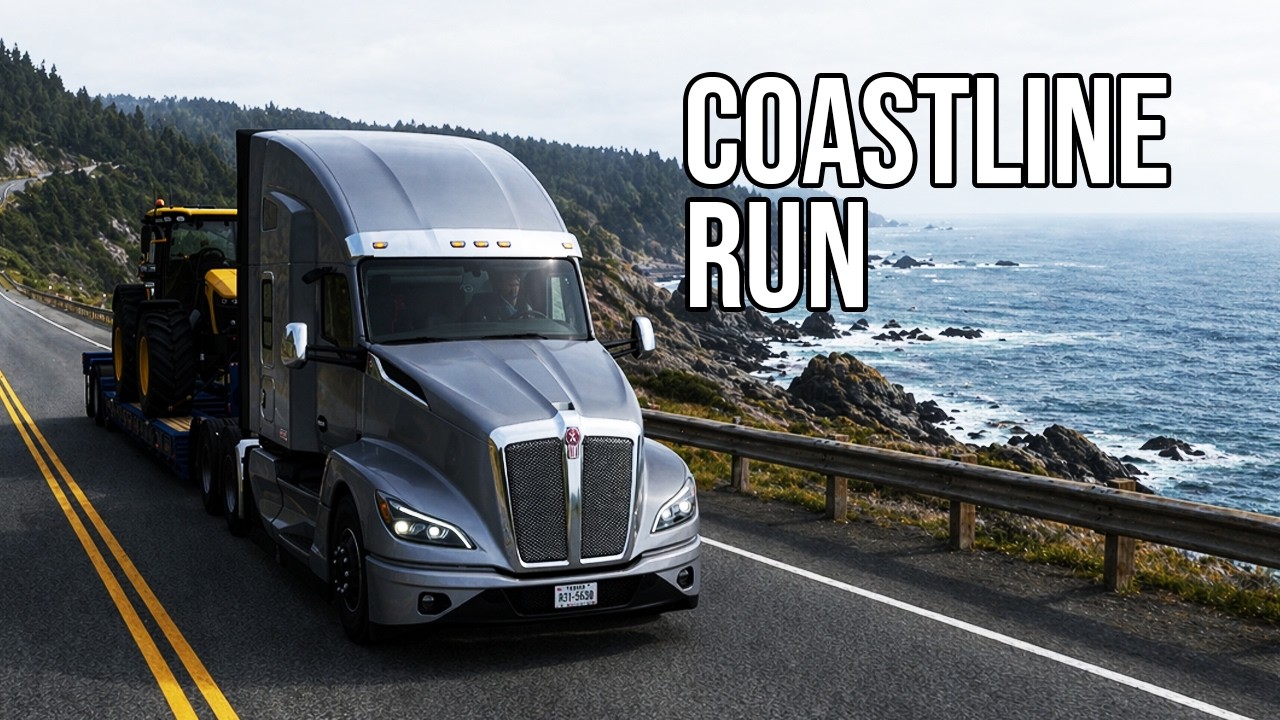 American Truck Simulator | Coastline Run | Eureka to Coos Bay