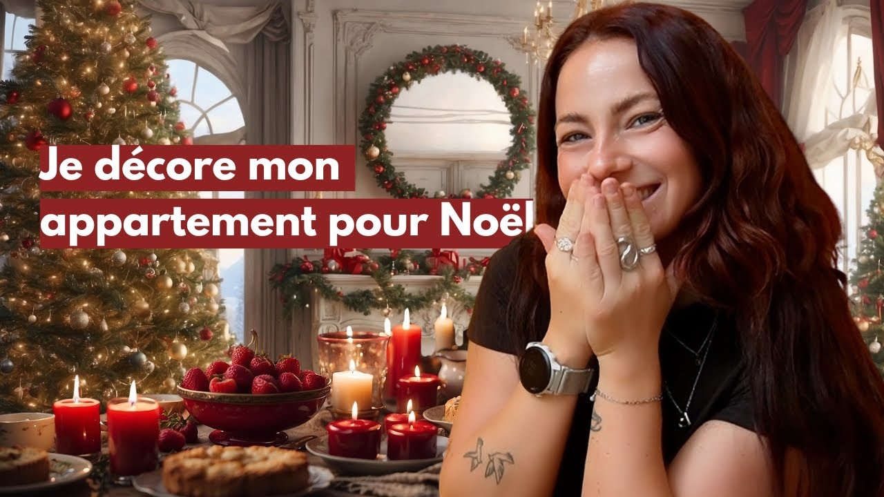 VLOGMAS | On décore mon appartement ensemble + catch up ❤️🎄