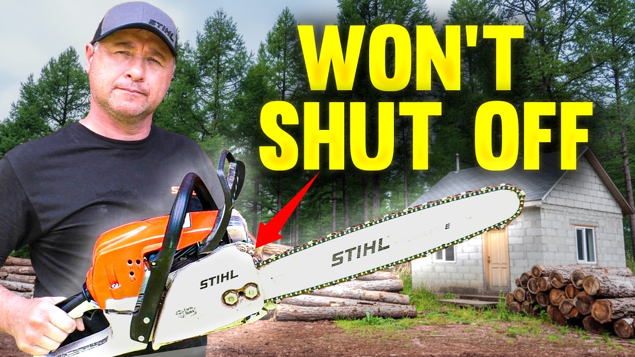 Эта бензопила STIHL не выключается! Пошаговое видео по ремонту