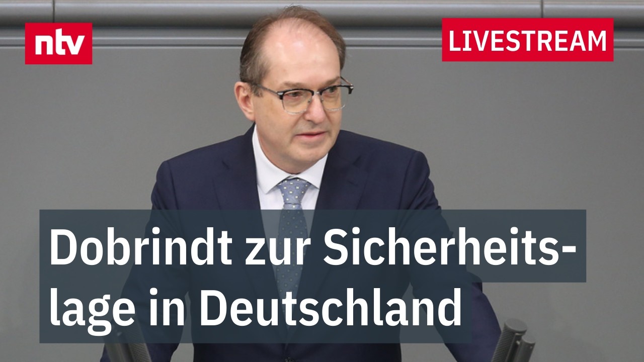 LIVE: Statement von Innenminister Alexander Dobrindt zur Sicherheitslage in Deutschland