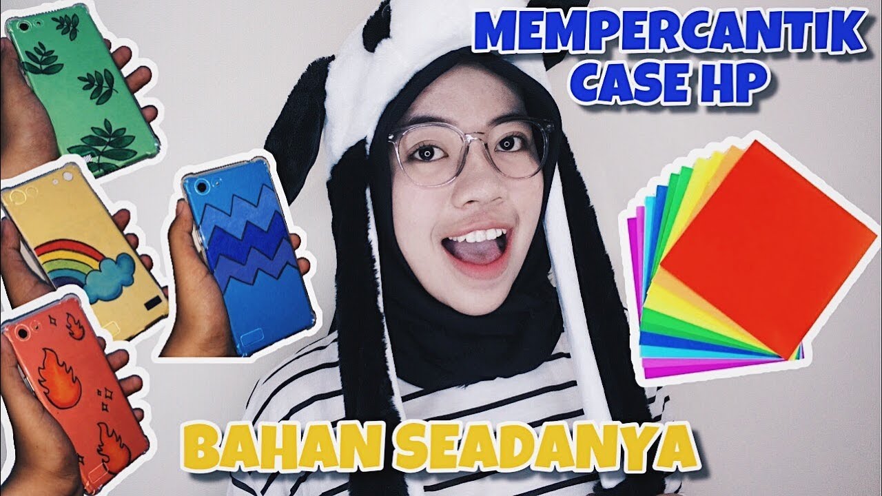 CARA MEMBUAT PAPERCASE DENGAN BAHAN SEADANYA!! MURAH MERIAH!! Mempercantik case hp!!