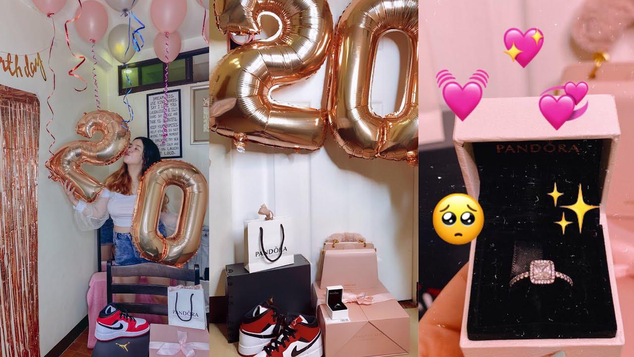 WHAT I GOT FOR MY 20TH BIRTHDAY!  FROM BOYFIE💞🥰 (Jordan, Pandora, Charles & Keith)