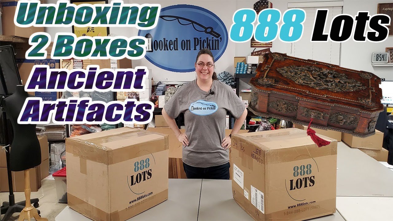 Unboxing 2 Home 888 Lots Boxes - Ancient Artifacts - Look at the Cool Stuff I Found! Online Selling