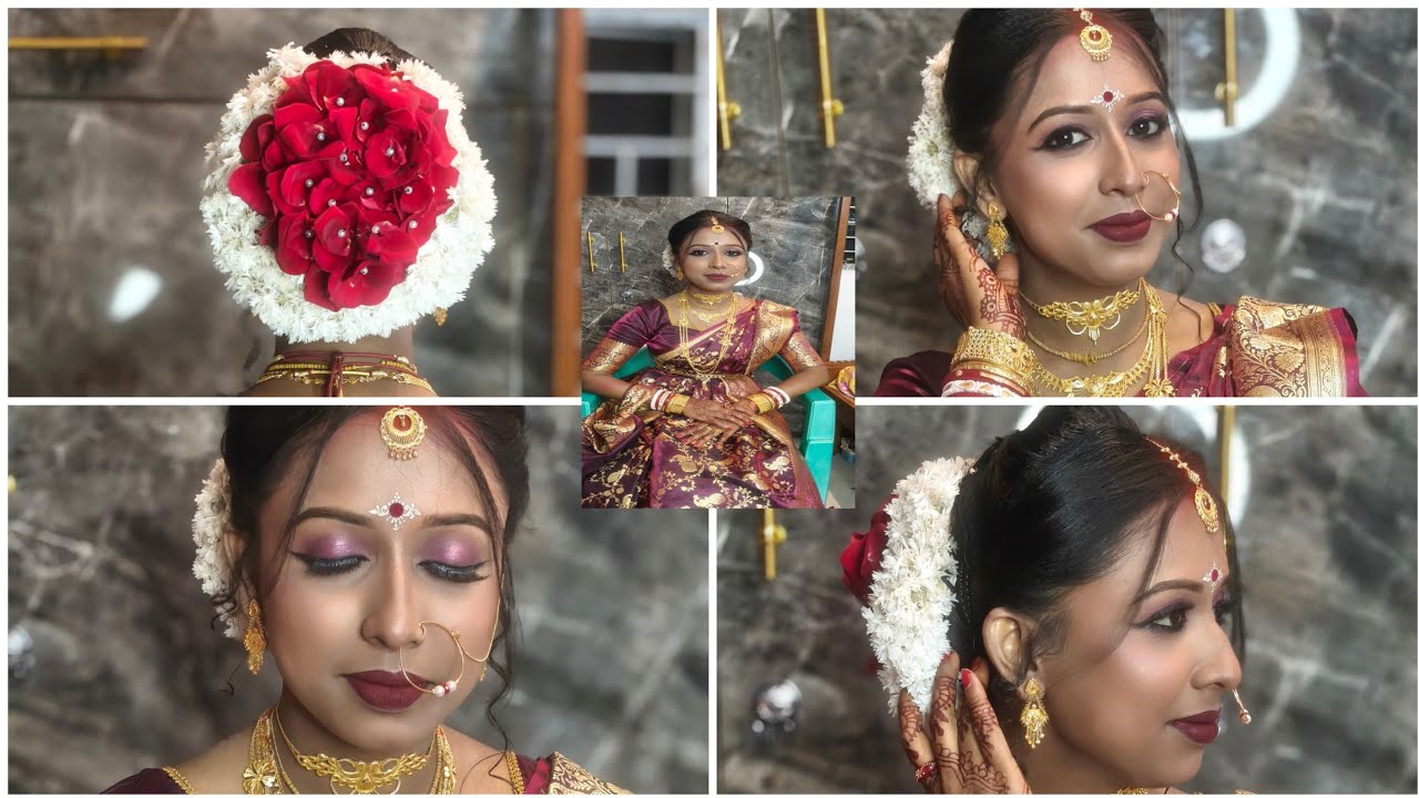 Reception Look|| পারো লুক থেকে কী সাজিয়ে দিলাম দেখো 😱 || #minivlogreels #minivlogger #bridal 