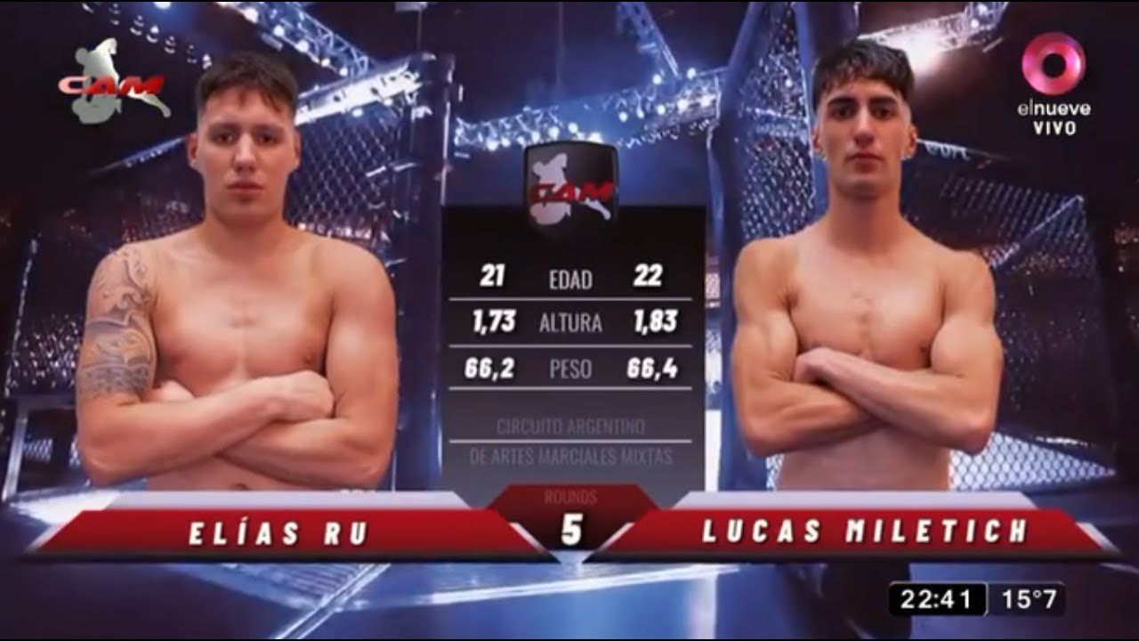 Artes marciales mixtas: Elías Ru Vs. Lucas Miletich