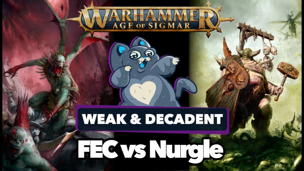 Flesh-eater Courts vs Nurgle - Age of Sigmar Battle Report