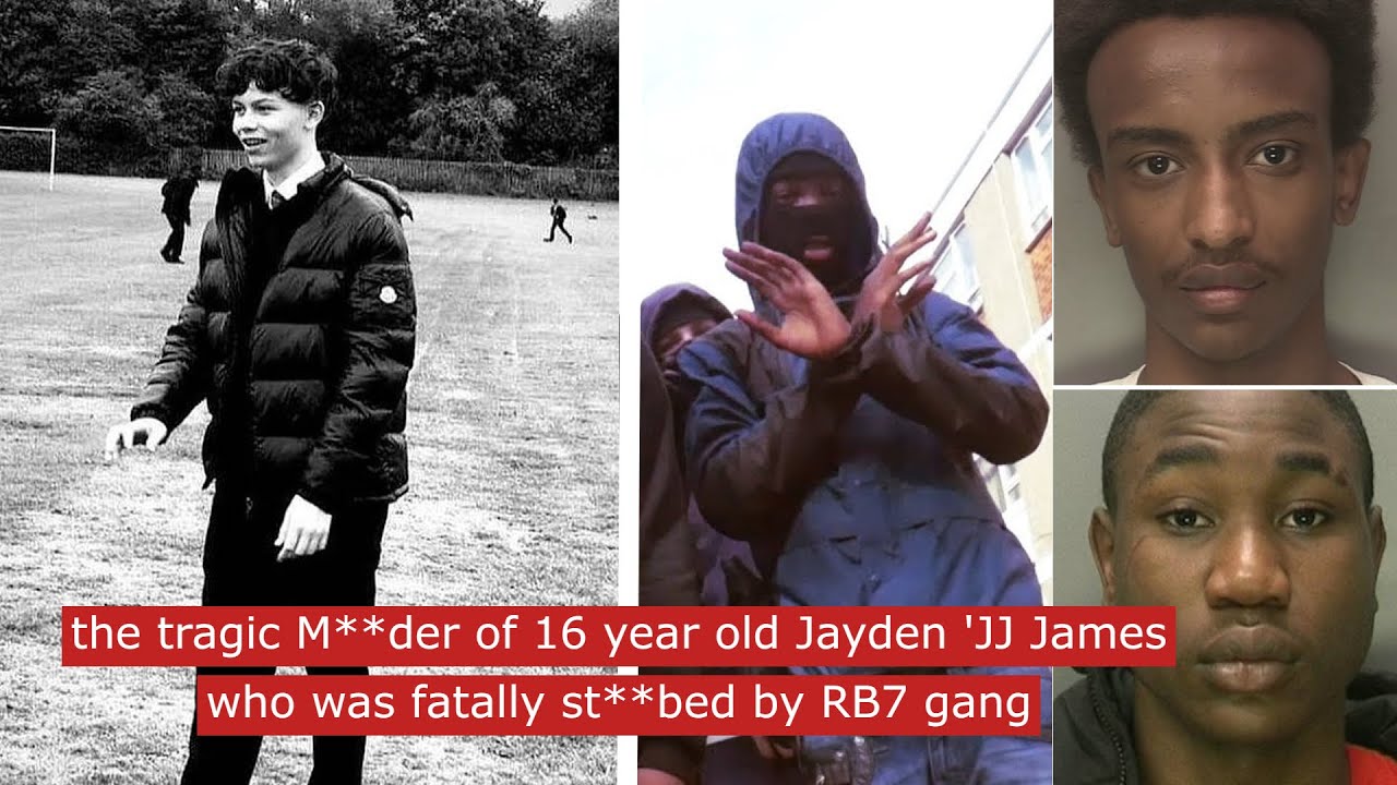 the tragic M**der of 16 year old Jayden 'JJ James who was fatally st**bed by RB7 gang #news #crime
