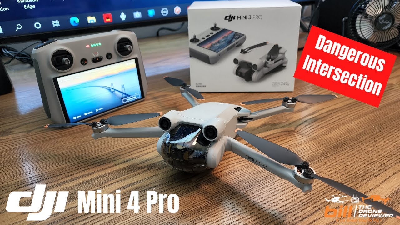 DJI Mini 4 Pro Dangerous Intersection