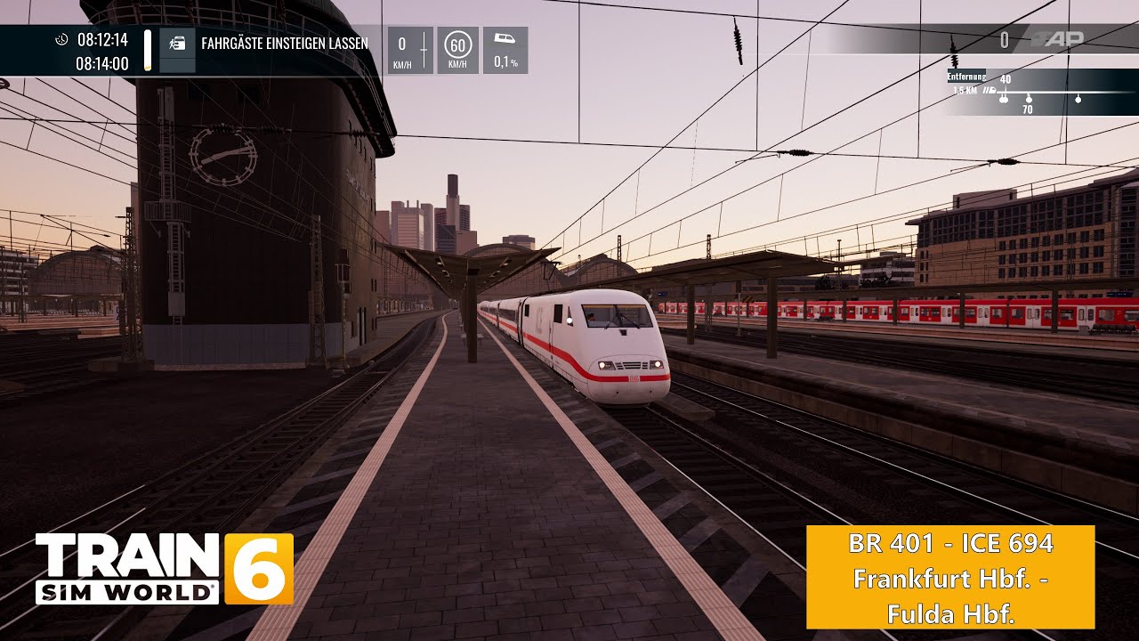 TSW 6 | BR 401 | Frankfurt - Fulda | #9 | ICE 694 - Frankfurt Main Hbf. - Fulda Hbf.