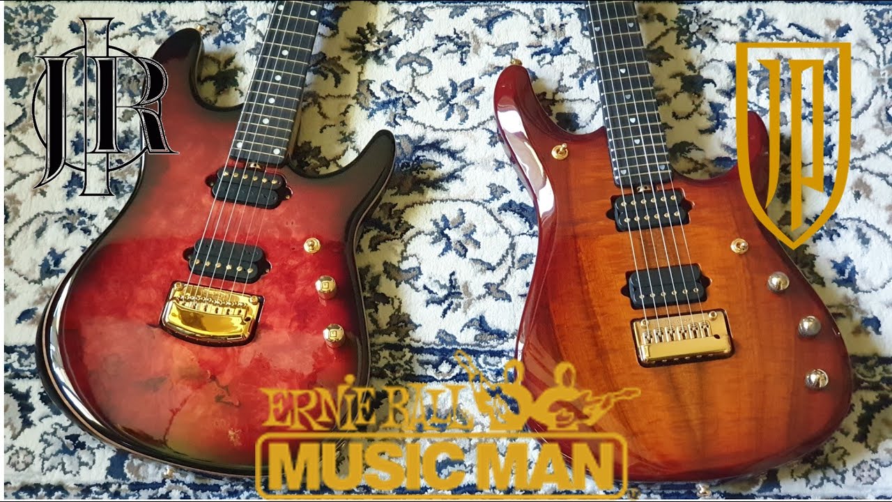 Music Man JP6 BFR Koa vs Music Man Jason Richardson Cutlass