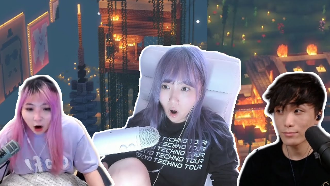 AriaSaki Leaks OfflineTV Minecraft Server IP Adress | Sykkuno & Yvonnie Protect Server From Griefers