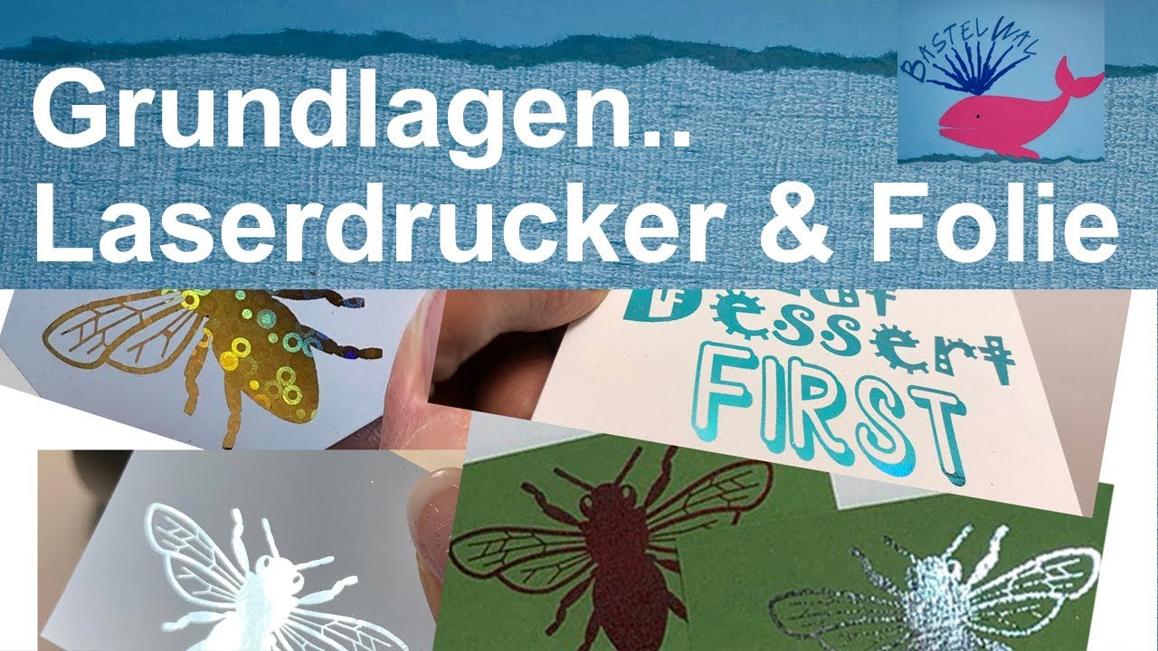 Grundlagen - Laserdrucker, Laminiergerät und Folie