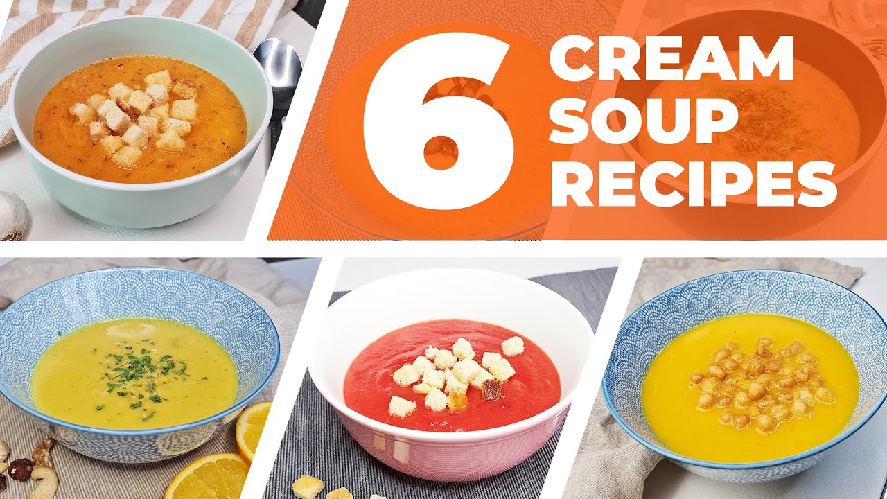 6 HEALTHY CREAM SOUP RECIPES TO WARM YOU UP 🥣
