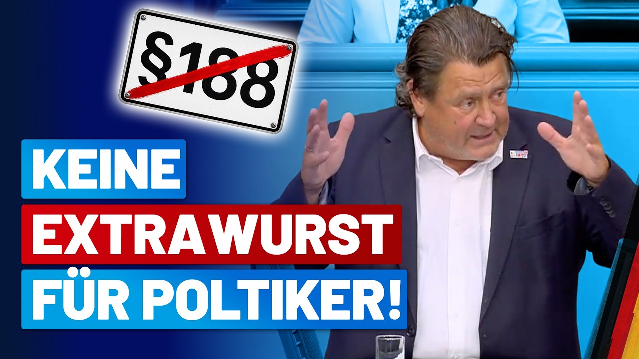 Den &sect;188 abschaffen! Gleiches Recht f&uuml;r alle! - Stephan Brandner - AfD-Fraktion