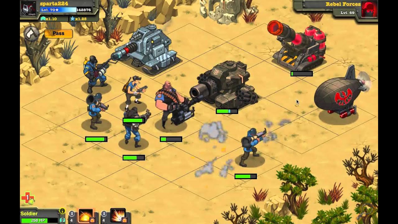 TF2 Units Vs. Level 69 Rebels
