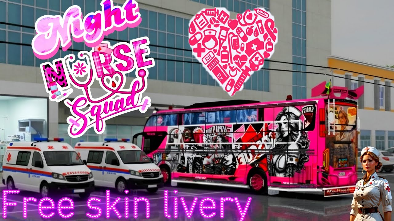 BUS SIMULATOR INDONESIA//KENYA GAMEPLAY//BUSSID//𝗡𝗜𝗚𝗛𝗧 𝗡𝗨𝗥𝗦𝗘💊💉𝘀𝗸𝗶𝗻 𝗹𝗶𝘃𝗲𝗿𝘆(check description 👇)