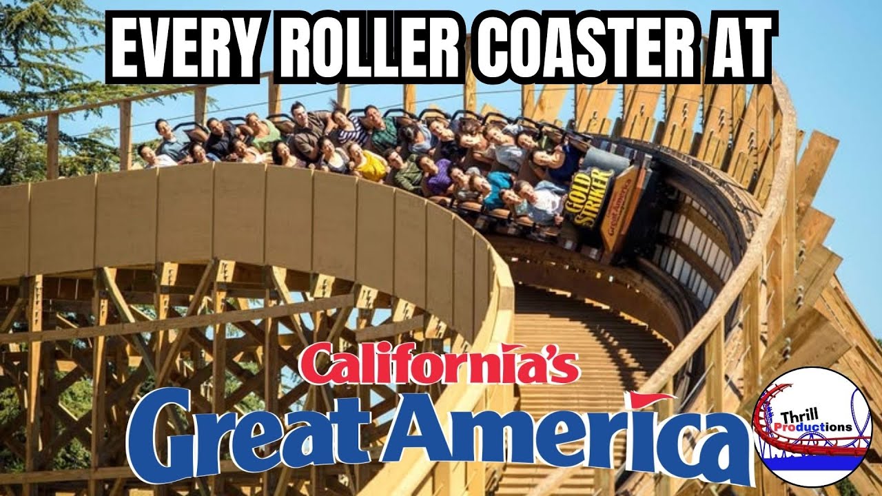 Every Roller Coaster at California's Great America! (2025 Edition)