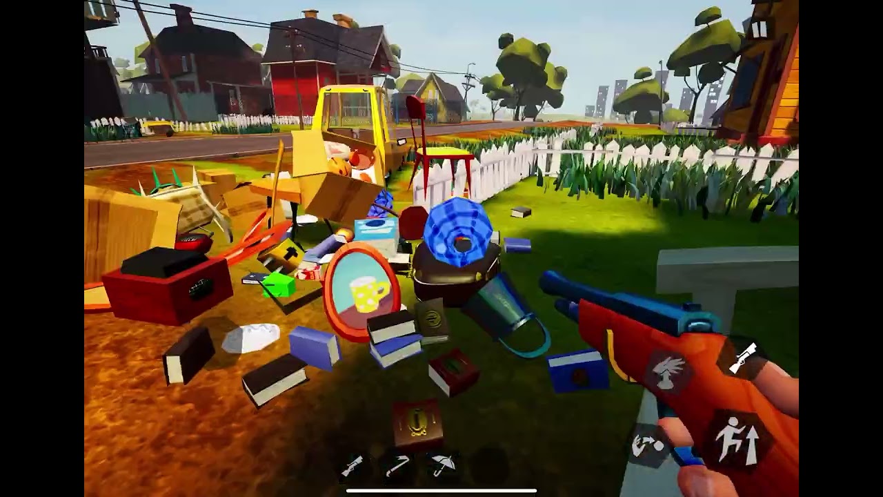 Two fighting neighbors:pilot