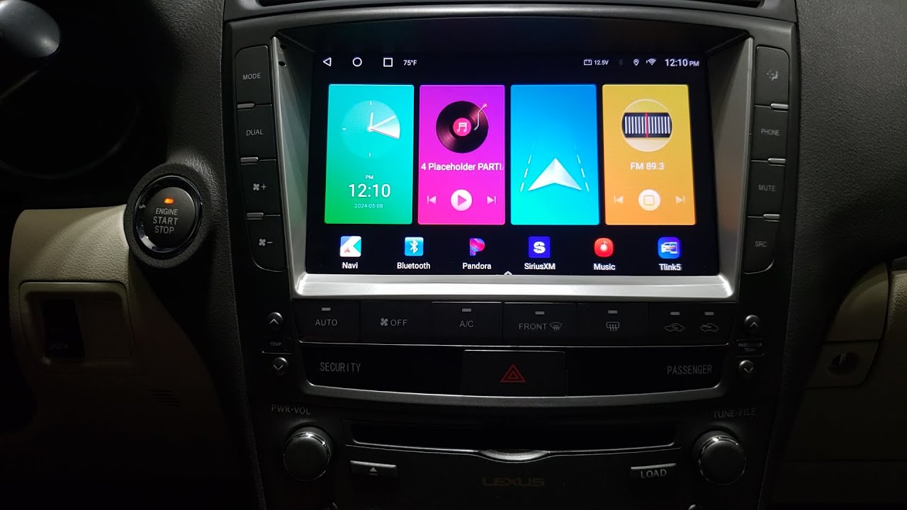 Радиоприемник Android для Lexus IS250/IS350: подробный обзор
