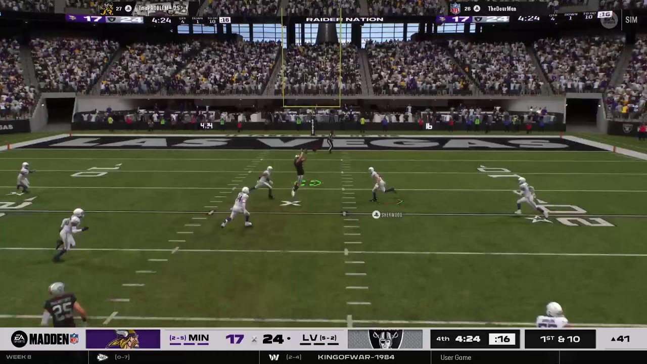 Str8 Heat S7 Wk12 @  Raiders TheDourMan