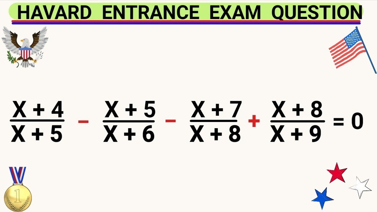 Algebra Entrance Exam Practice Question and Solution | Mathematics Olmpiad #maths #usa