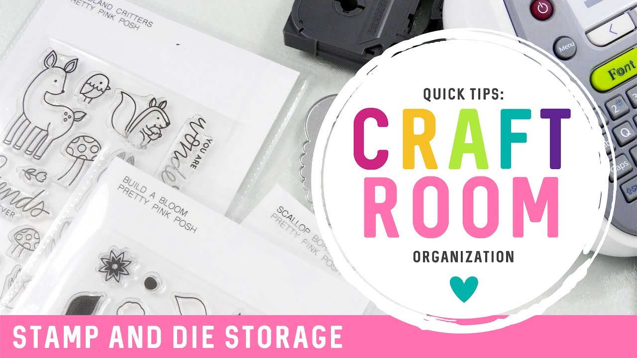 Craft Room Organization Quick Tips: Stamp and Die Storage