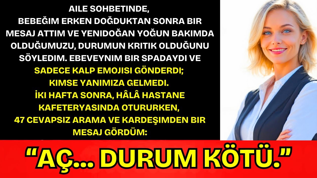 Bebeğim Erken Gelince Aile Grubuna Yazdım: Yenidoğan Yoğun Bakımdayız, Durum Ciddi