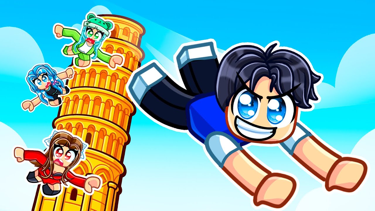 Jumping Off The LEANING TOWER OF PISA For $10,000,000 In Climb And Jump Tower! (Roblox)