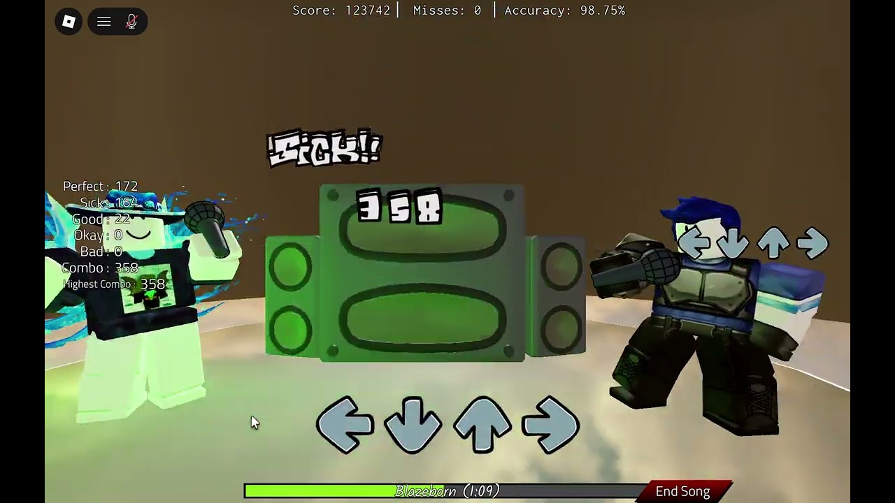 Vs Aflac - Blazeborn | Basically FNF on Roblox