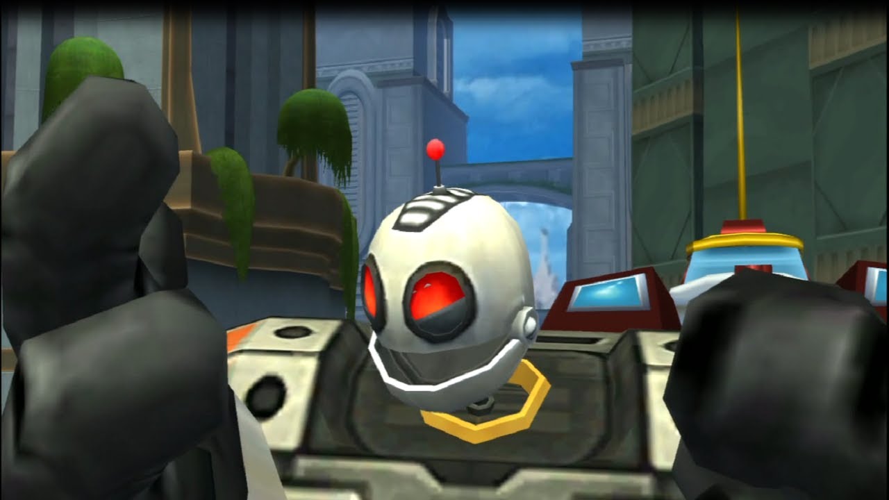 Ratchet & Clank: Up Your Arsenal (PS3-HD) Босс: Clunk (Klunk) HD ​​720p
