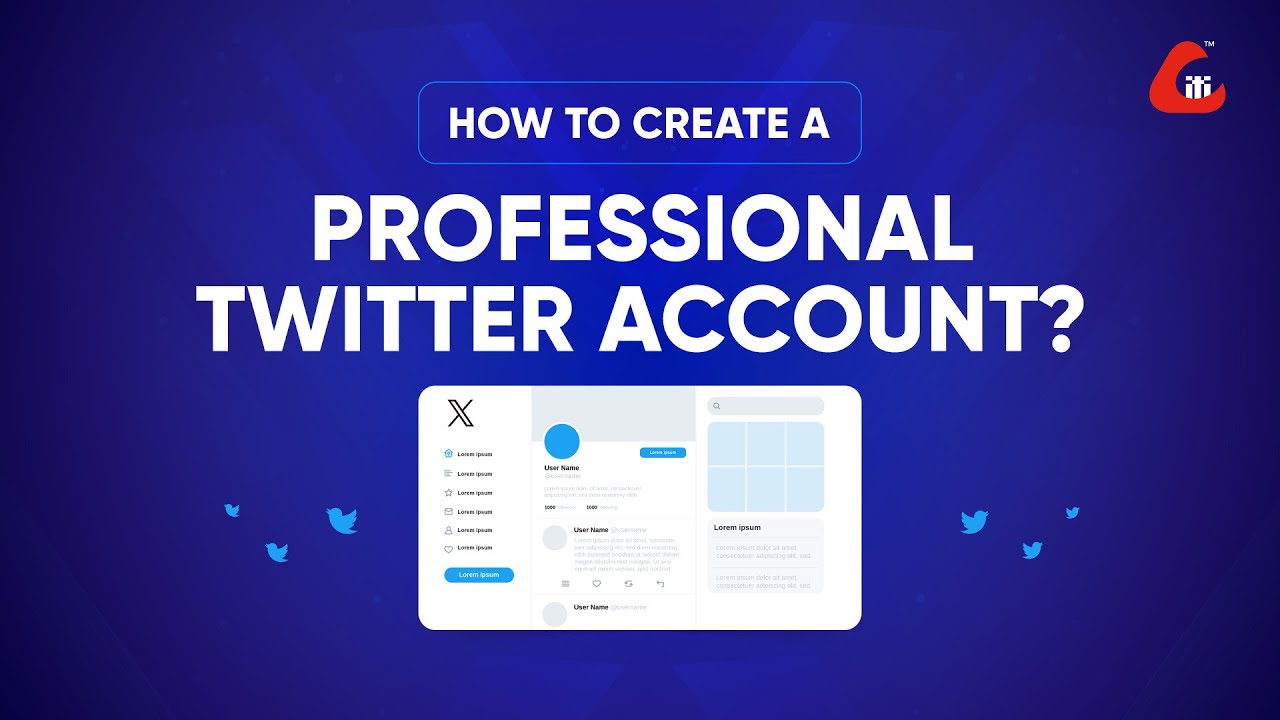 How to Create A Professional Twitter Account | Digital Marketing Tutorial